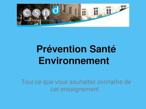 Présentation PSE en BAC PRO