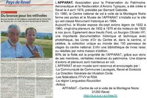 Du bronze pour les vélivoles, du 13 au 21 juillet 2012