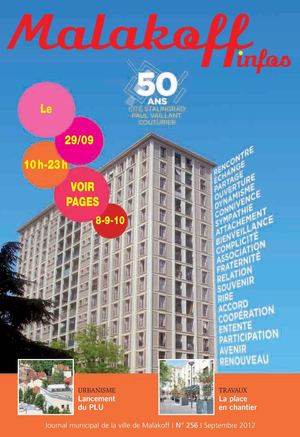Malakoff infos n°256 (septembre 2012)