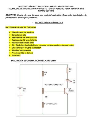 Lampara automatica