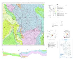 Mapa Geológico del Cuadrángulo de Bagua Grande (12-g-II)