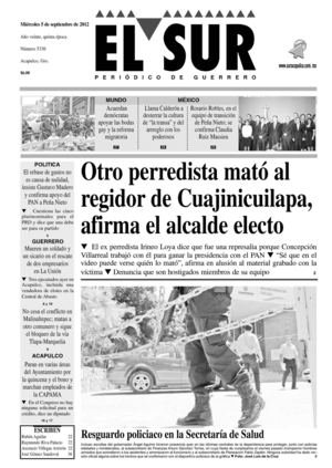 El Sur 5 de septiembre de 2012
