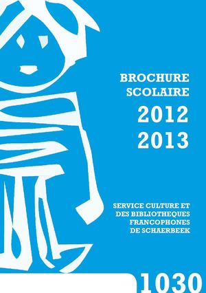 Brochure scolaire 2012-2013