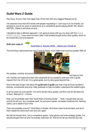 Calaméo - Guild Wars 2 Guide