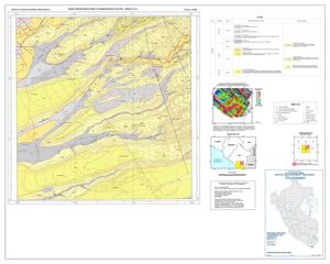 Mapa Geologico del Cuadrangulo Tacna - Hoja 37-V-I