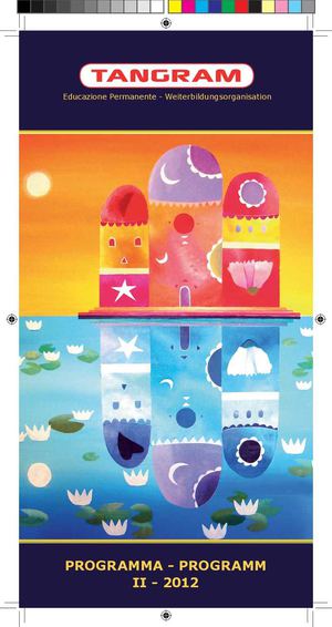 Tangram, Merano: le attività del 2° semestre