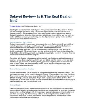 Solavei Review- Is it The Genuine Deal or Not?