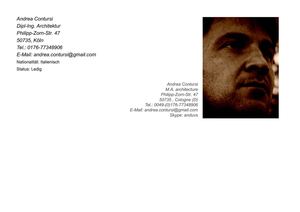 andrea contursi - cv e portfolio