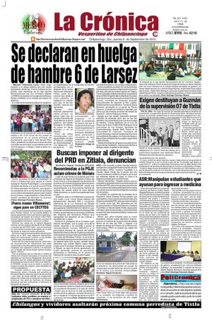 La Cronica 6 de septiembre 