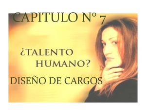 DISEÑO DE CARGOS PRESENTACION CALAMEO