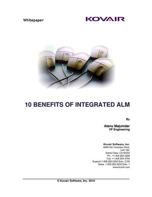 Whitepaper: Ten Benefits of Integrated ALM