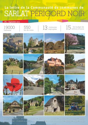 Lettre de la Communauté de communes Sarlat-Périgord Noir