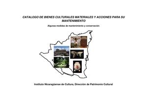 CATALOGO DE BIENES CULTURALES MATERIALES Y ACCIONES PARA SU MANTENIMIENTO - INC