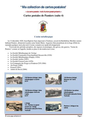 Cartes postales de Pamiers (suite 4)