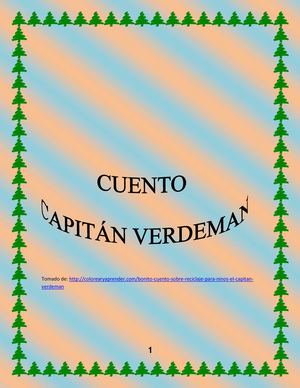 CUENTO CAPITÁN VERDEMAN