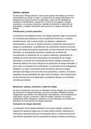 Riesgo Laboral