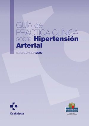 Guía de práctica clínica sobre hipertensión arterial