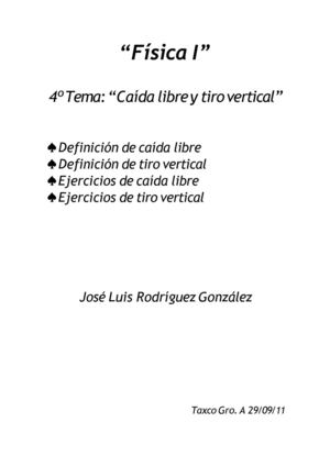 Ejercicios de física