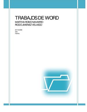 trabajo word