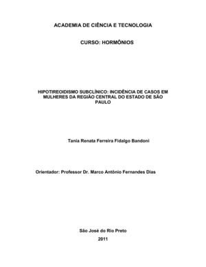 Hipotireoidismo Subclínico