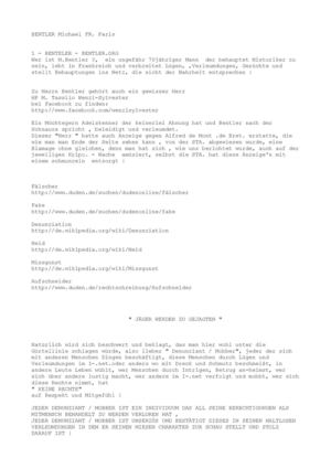 BENTLER Michael FR. Paris ( BENTELER - BENTLER.ORG