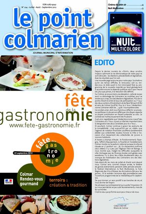 Le point colmarien n°224 - juillet - août - septembre 2012