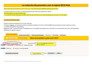 Tutoriel BCDI Web