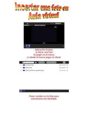 Incertar foto en Aula Virtual