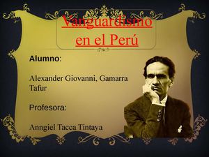 El Vanguardismo Peruano
