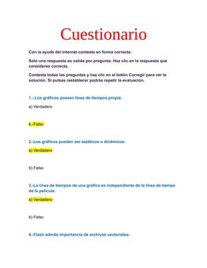 Cuestionario 