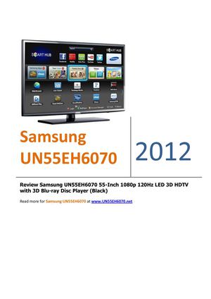 Samsung UN55EH6070