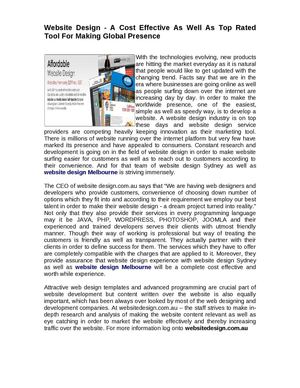 Website Design Melbourne