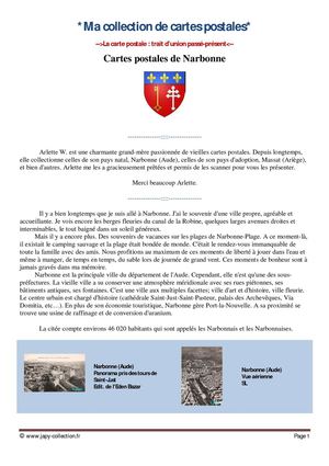 Cartes postales de Narbonne