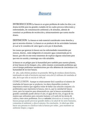 basura
