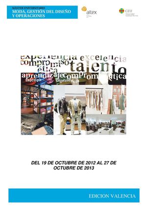 PROGRAMA FORMACION DEL MASTER 