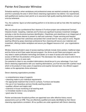 Painter And Decorator Wilmslow