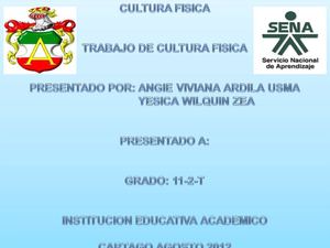 CULTURA FISICA 