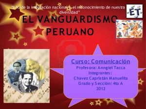 El Vanguardismo Peruano