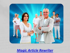 Magic Article Rewriter