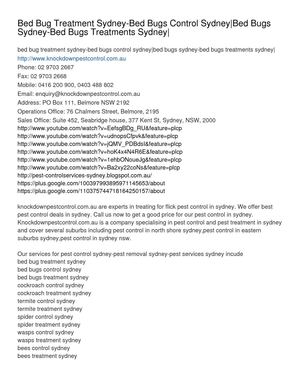 Bed Bug Treatment Sydney-Bed Bugs Control Sydney_Bed Bugs Sydney-Bed Bugs Treatments Sydney_