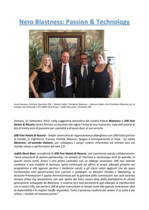 Nero Blastness: Passion & Technology.