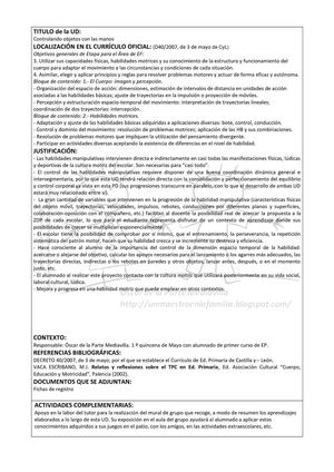 UD 13.- Habilidades manipulativas