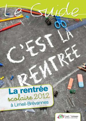 Guide de la rentrée 2012/2013