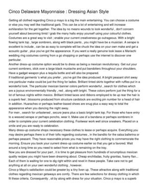 Cinco Delaware Mayonnaise _ Dressing Asian Style