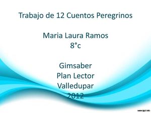 Trabajo 12 cuentos peregrinos