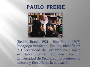 PAULO FREIRE