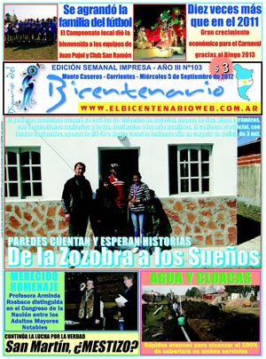Diario del Bicentenario N°103