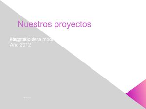 Nuestros Proyectos