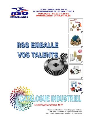 Catalogue industriel RSO EMBALLAGE