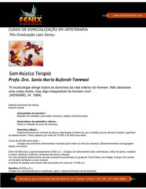 Som, Música, terapia. Sonia Bufarah, TOMMASI